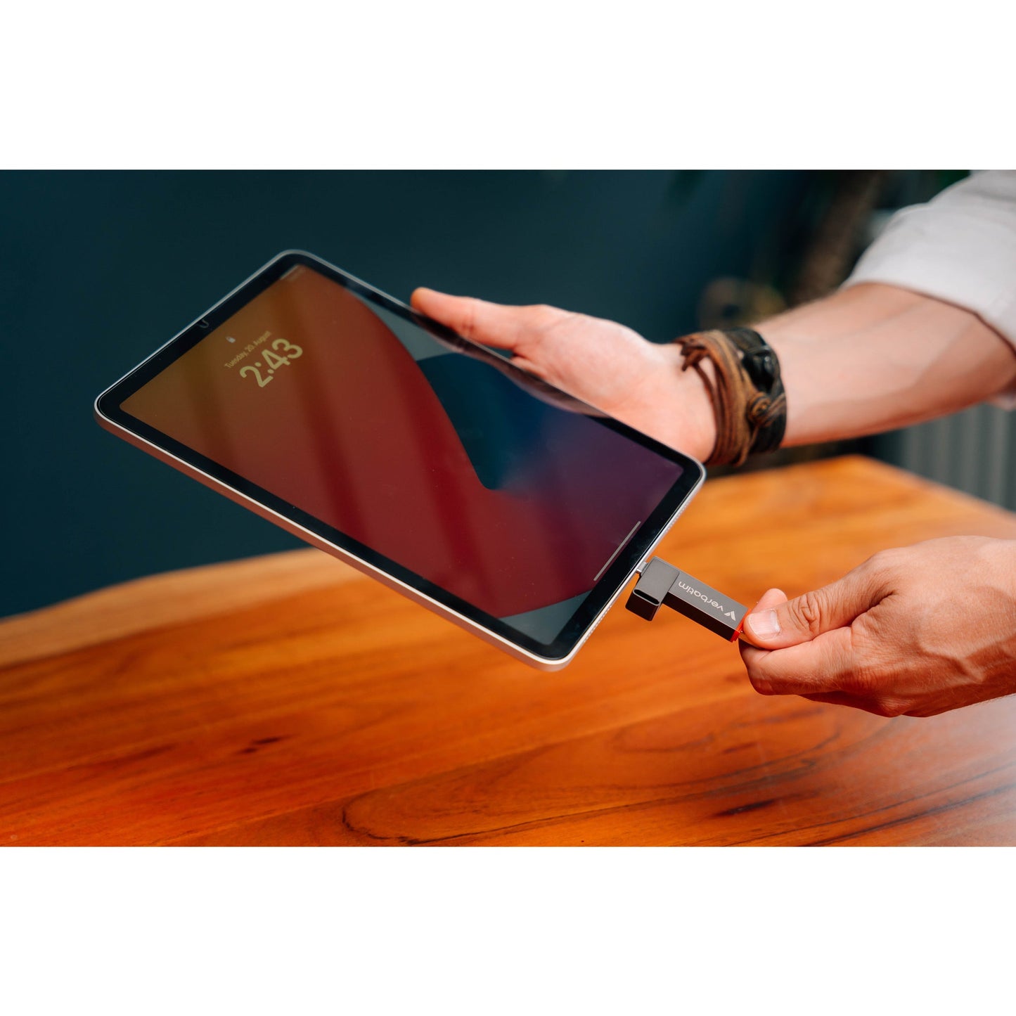 Verbatim USB-Stick Dual QuickStick USB 3.2 Gen 1 128Gbyte grau