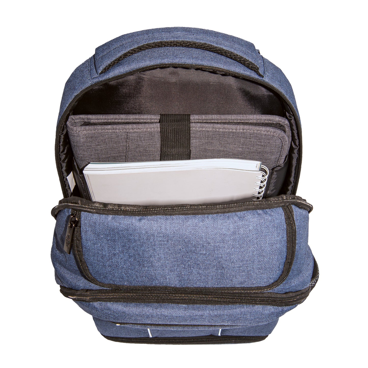WEDO® Notebookrucksack DENIM Reißverschluss