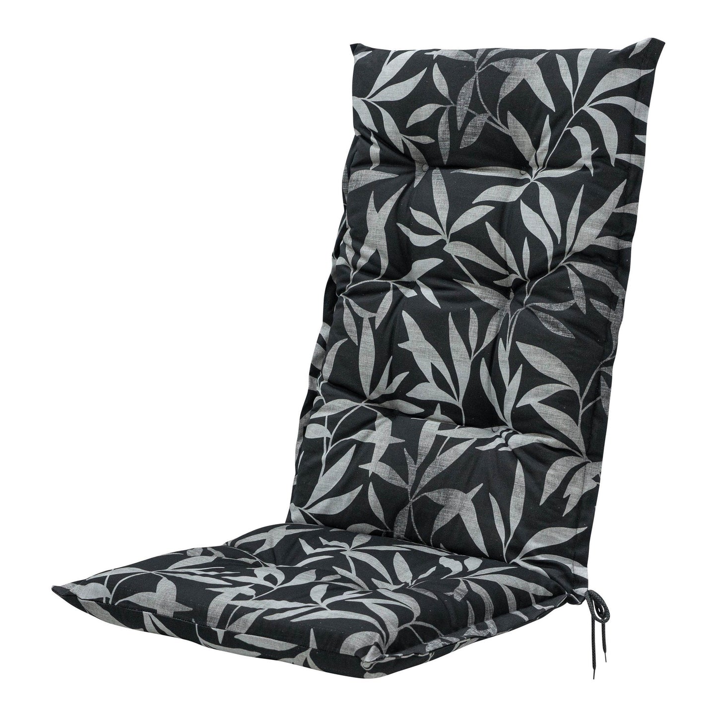 BEST Gartenauflage Hochlehner Breite des Sitzes: 60cm Tiefe der Sitzfläche: 74cm Höhe der Rückenlehne: 70cm 60 % Polyester, 40 % Baumwolle (190 g/m²) schwarz