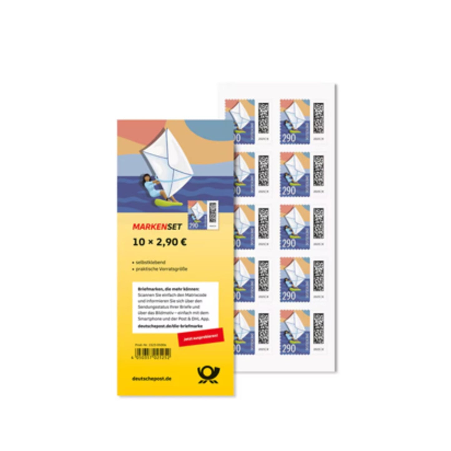 Briefmarke 2,90 Euro selbstklebend freie Motivauswahl nicht möglich 10 St./Pack.