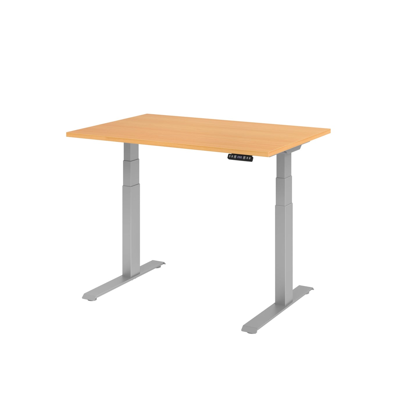 Hammerbacher Schreibtisch Basic Maße: 1.200 x 640 x 1.290 x 800 mm (B x H x T) Spanplatte buche