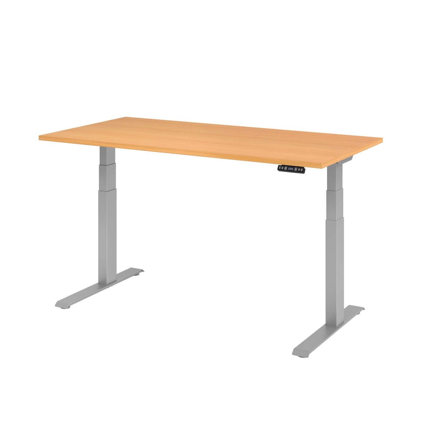 Hammerbacher Schreibtisch Basic Maße: 1.600 x 640 x 1.290 x 800 mm (B x H x T) Spanplatte buche