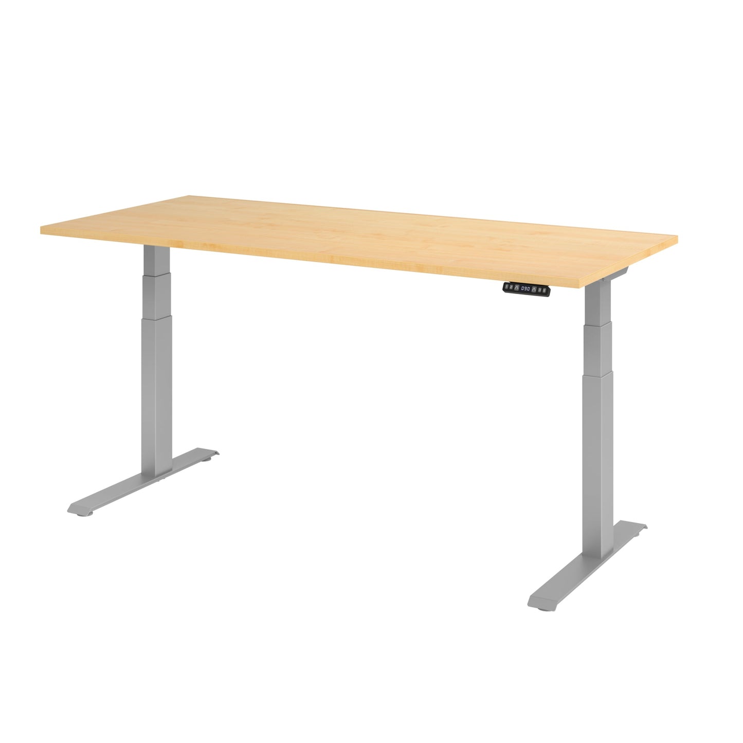 Hammerbacher Schreibtisch Basic Maße: 1.800 x 640 x 1.290 x 800 mm (B x H x T) Spanplatte ahorn