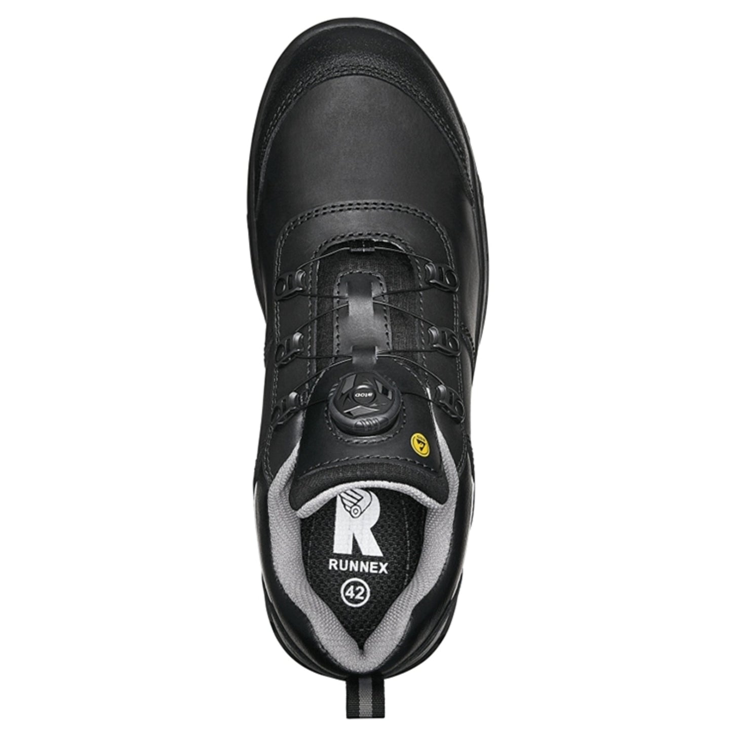 RUNNEX® Sicherheitsschuhe atop FlexStar 42 S3S Rindleder schwarz/grau