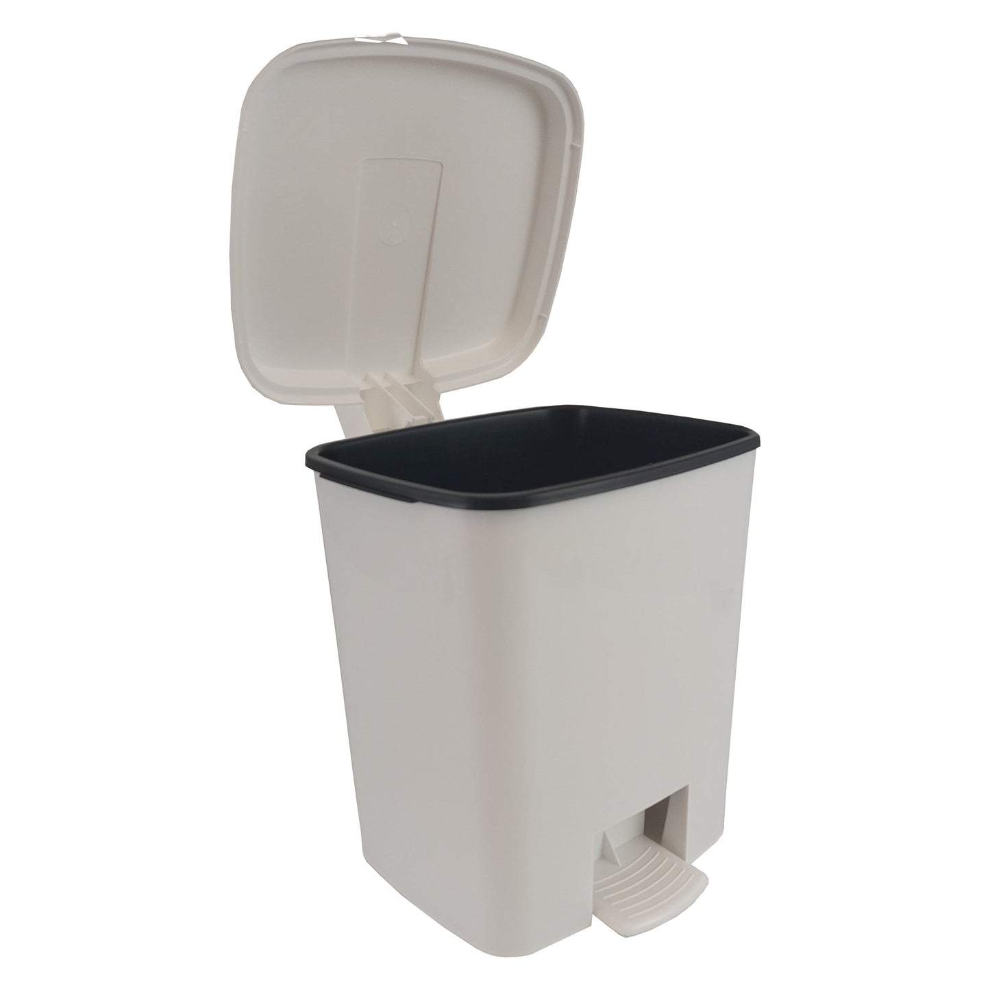 Teko-plastic Kosmetikeimer 22,5 x 27 x 22,5 cm (B x H x T) 4,5l Kunststoff weiß