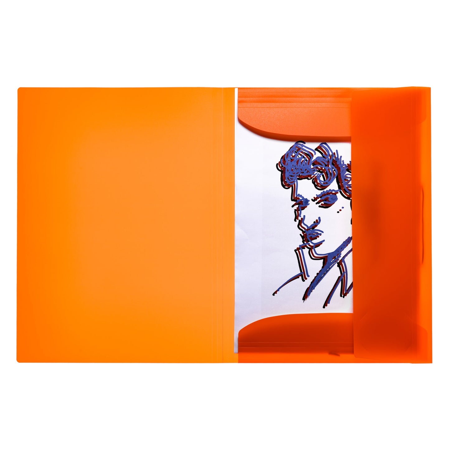 HERMA Sammelmappe Neon DIN A3 Polypropylen neonorange