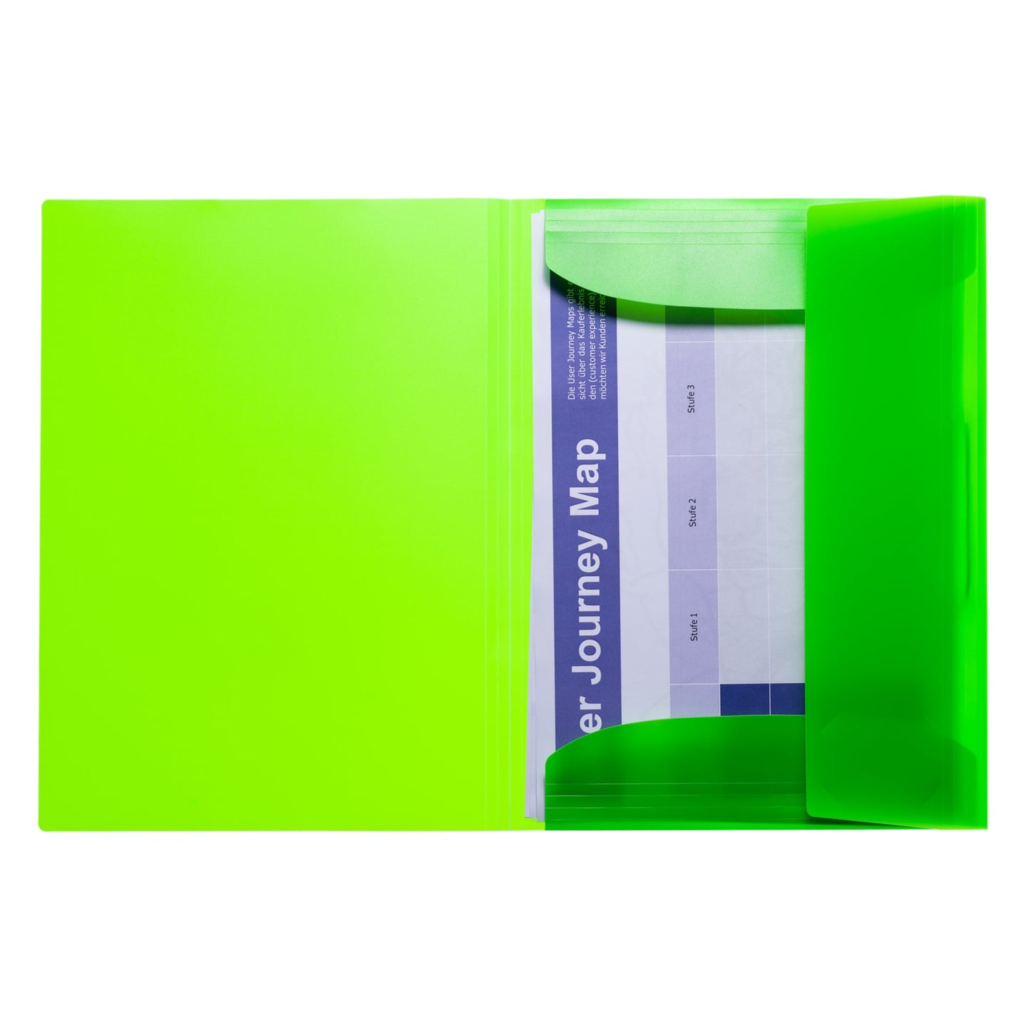 HERMA Sammelmappe Neon DIN A3 Polypropylen neongrün