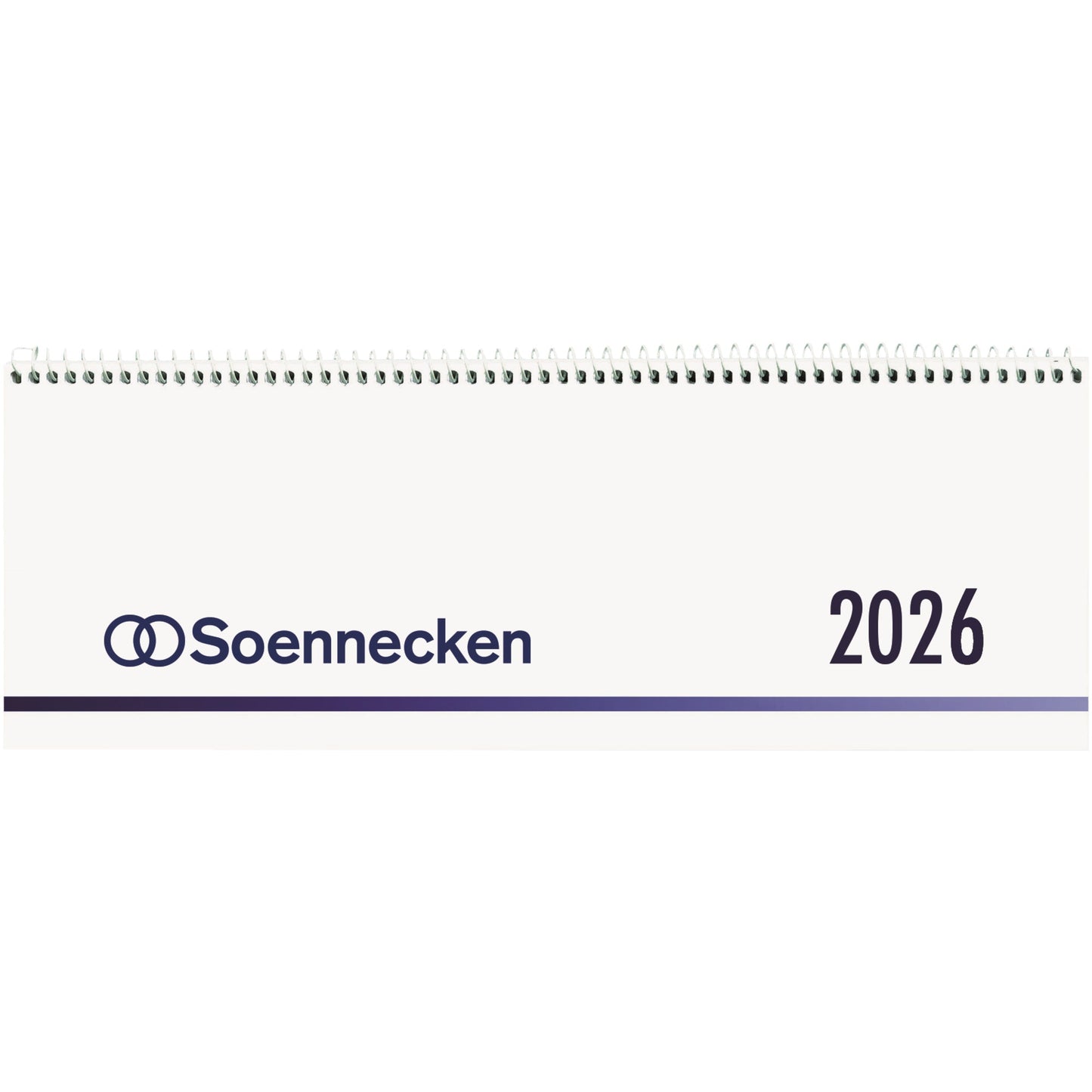 Soennecken Querkalender 2026 1 Woche/1 Seite Karton weiß