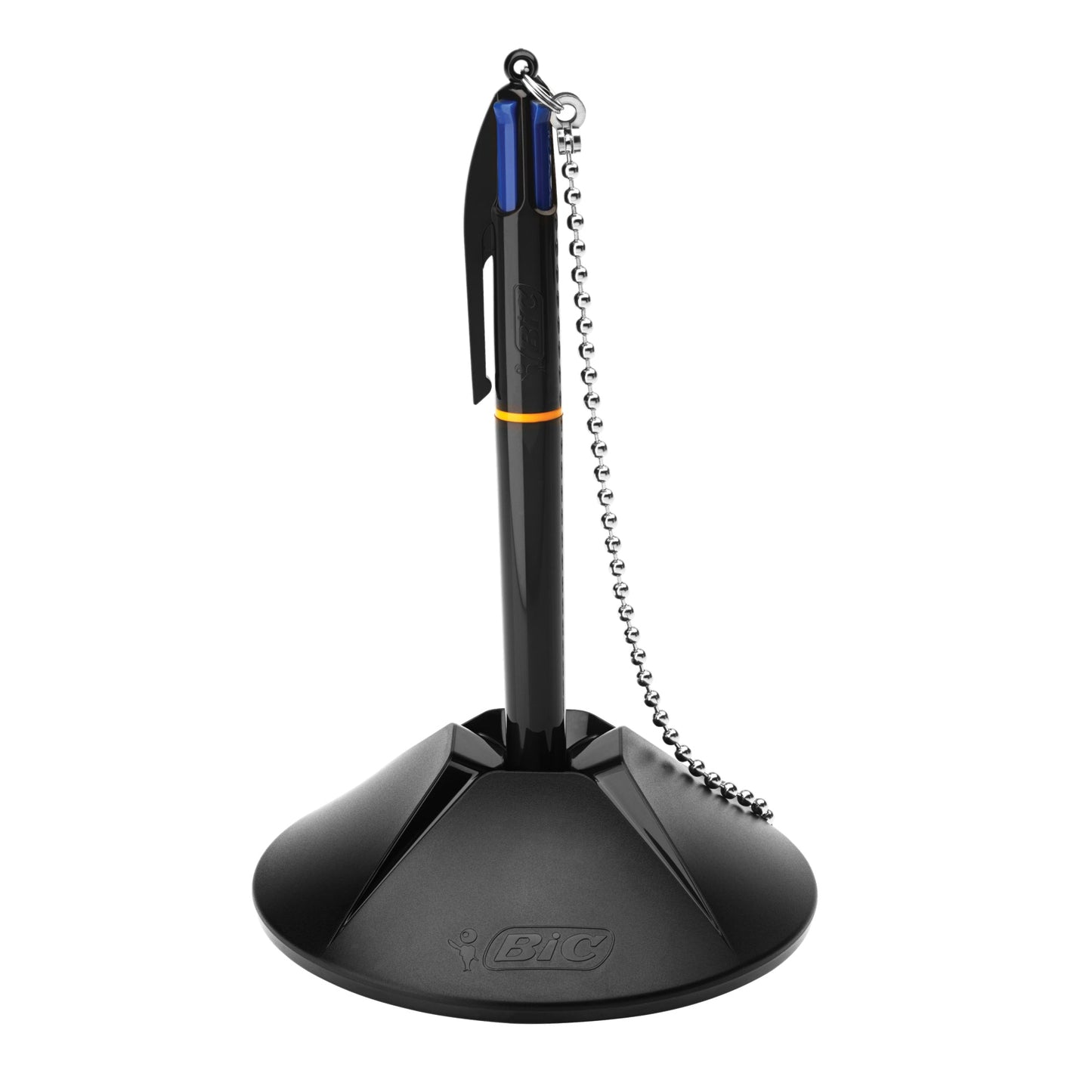 BIC® Kugelschreiberständer 4 Colours® Counter Pen 3,2 x 10,5 cm (B x H) 0,4mm blau Kunststoff schwarz