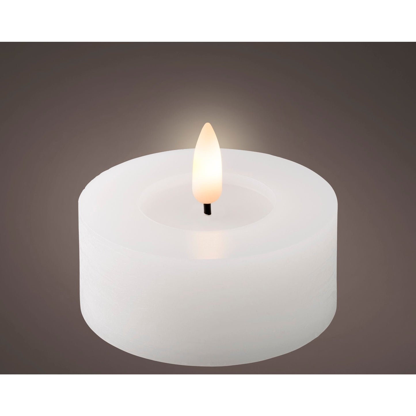 LUMINEO LED Teelicht 7 x 6 cm (Ø x H) 250h Wachs weiß 2 St./Pack.