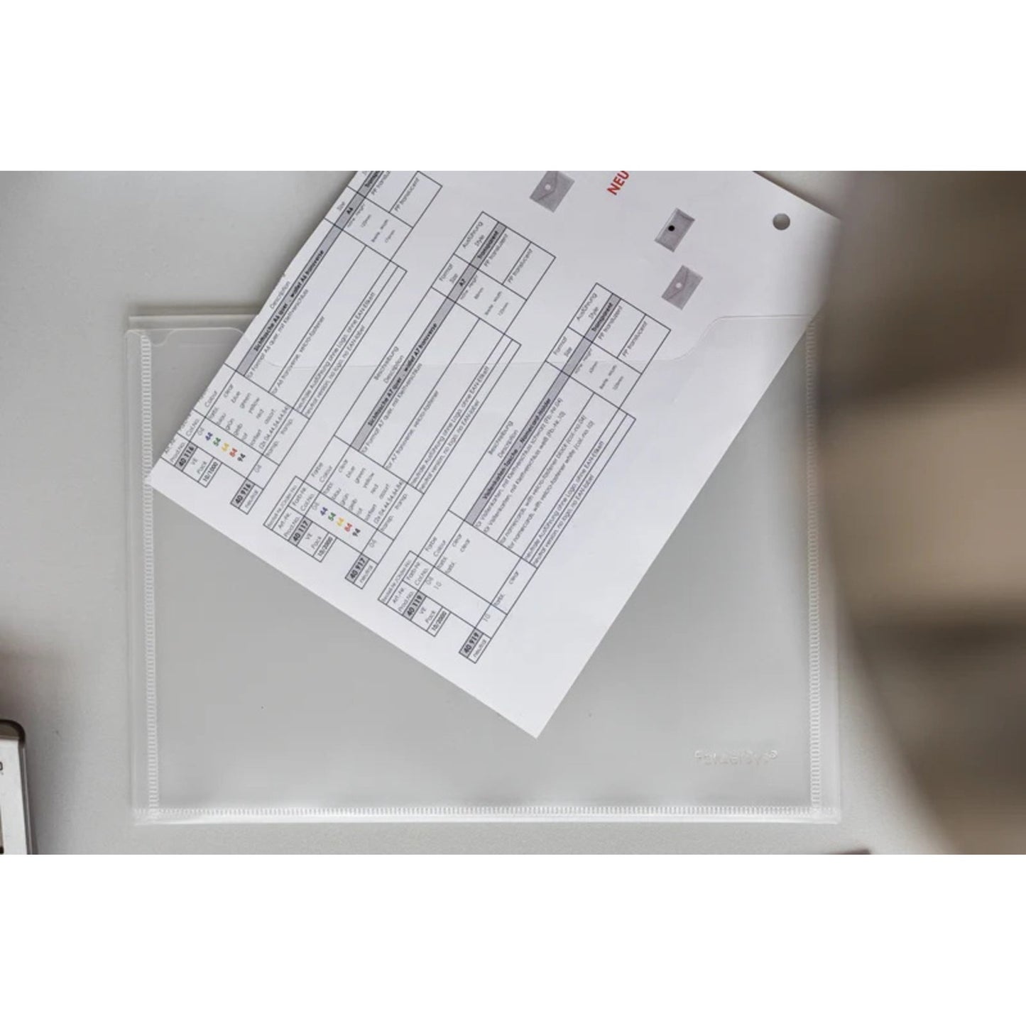 FolderSys Sammelhülle DIN A5 quer Polypropylen transparent