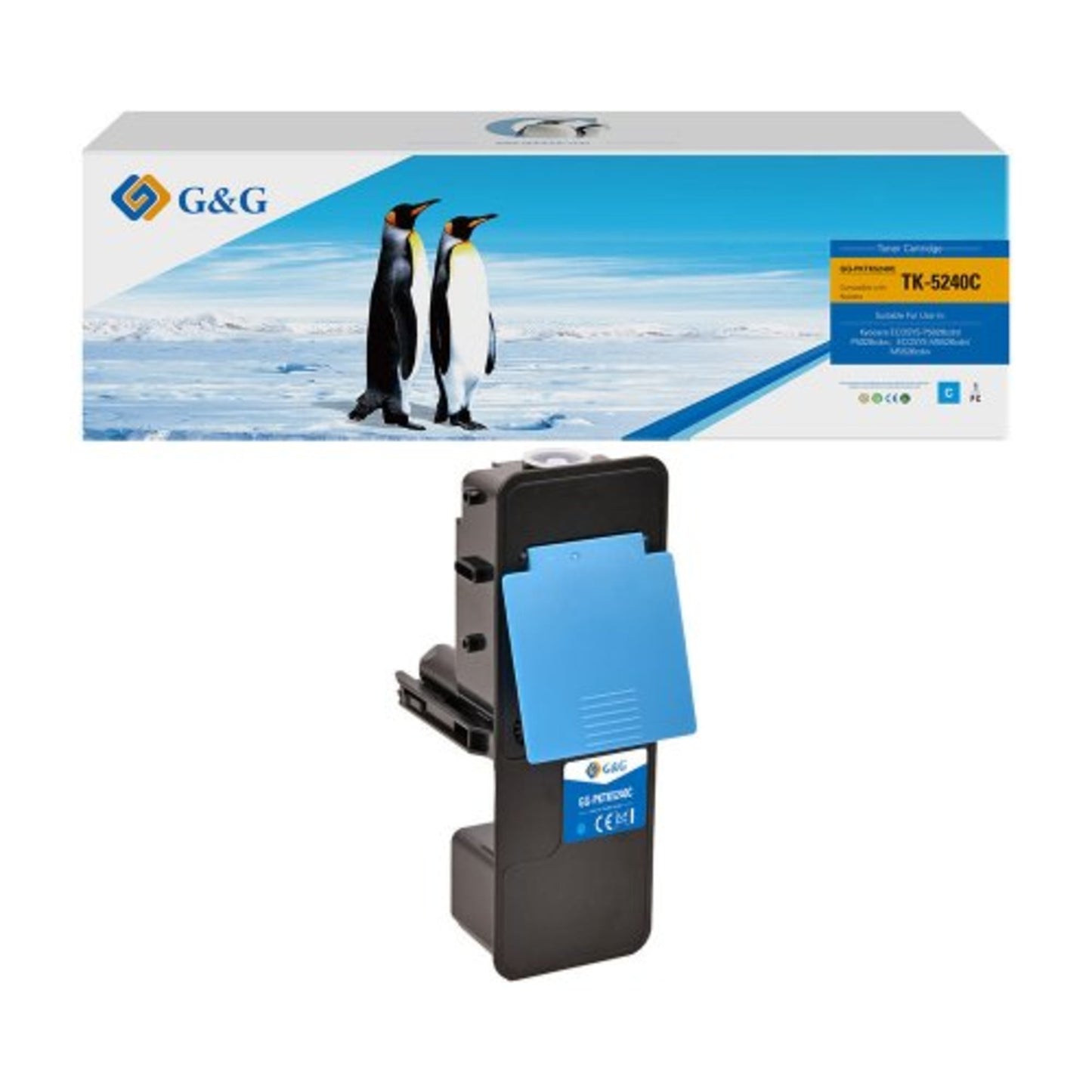 G&G Toner kein Originalzubehör Kompatibel mit: KYOCERA TK-5240C ca. 3.000 Seiten cyan