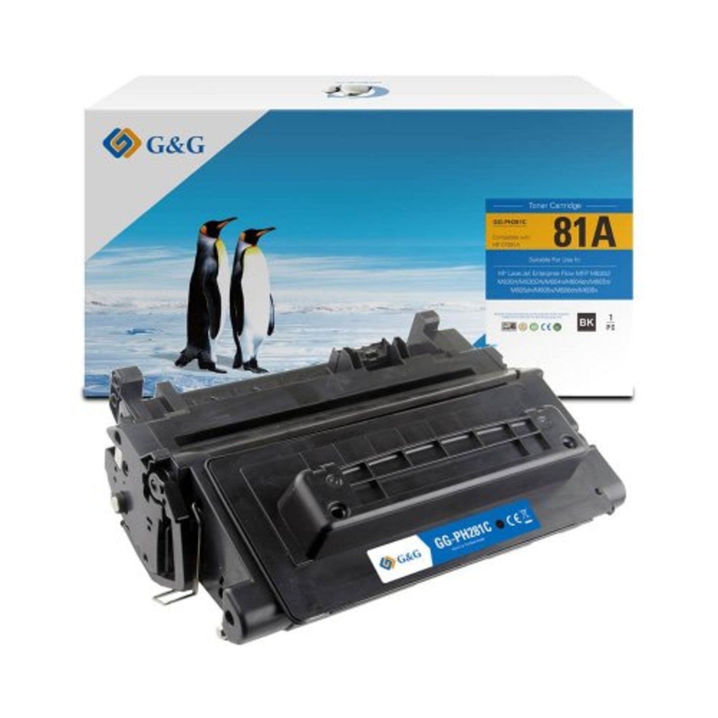 G&G Toner kein Originalzubehör Kompatibel mit: HP 81A 18536 ca. 10.500 Seiten schwarz