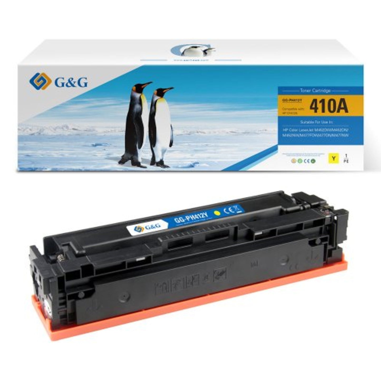 G&G Toner kein Originalzubehör Kompatibel mit: HP 410A 14349 ca. 2.300 Seiten gelb
