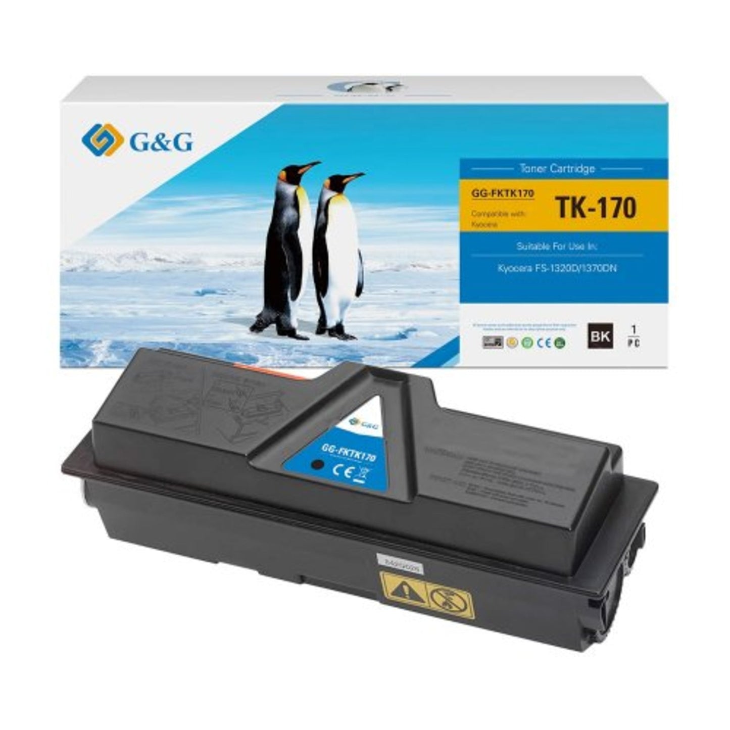 G&G Toner kein Originalzubehör Kompatibel mit: KYOCERA TK-170 13987 ca. 7.200 Seiten schwarz
