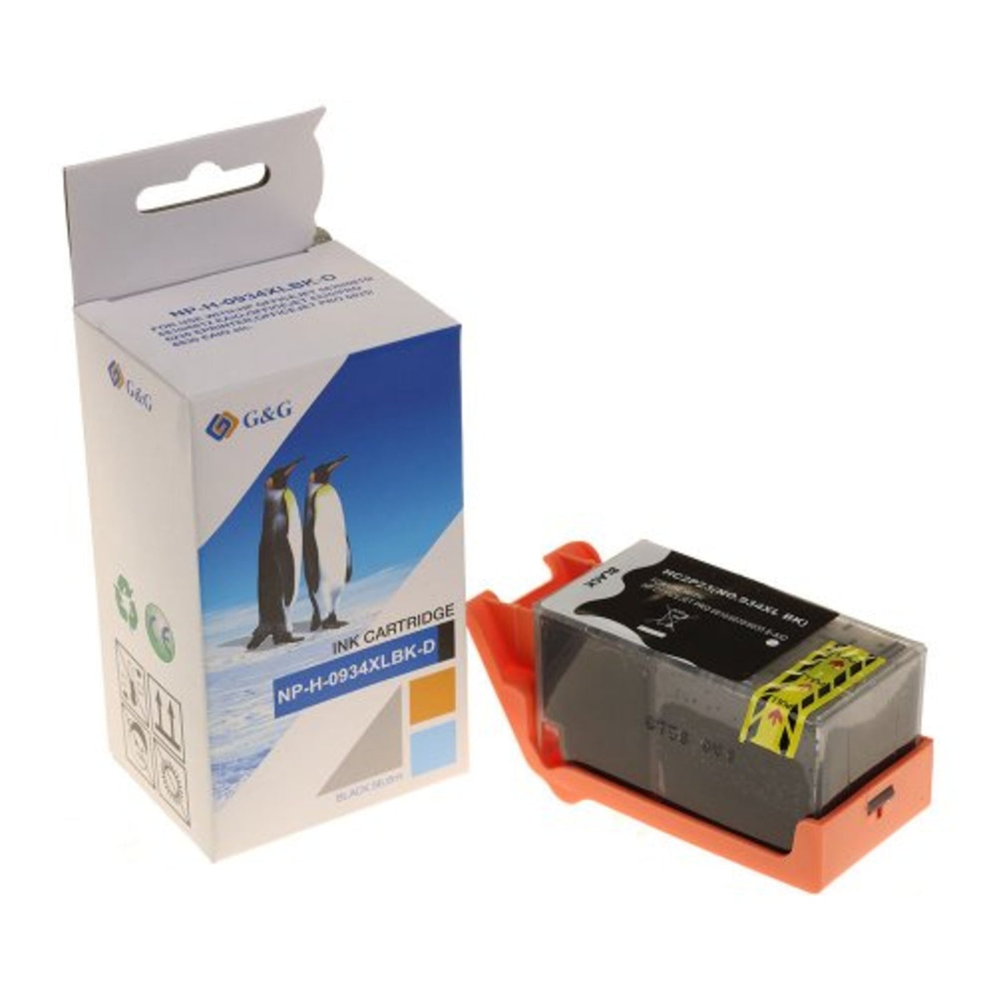 G&G Tintenpatrone kein Originalzubehör Kompatibel mit: HP 934XL 14701 ca. 1.300 Seiten schwarz 56,6ml