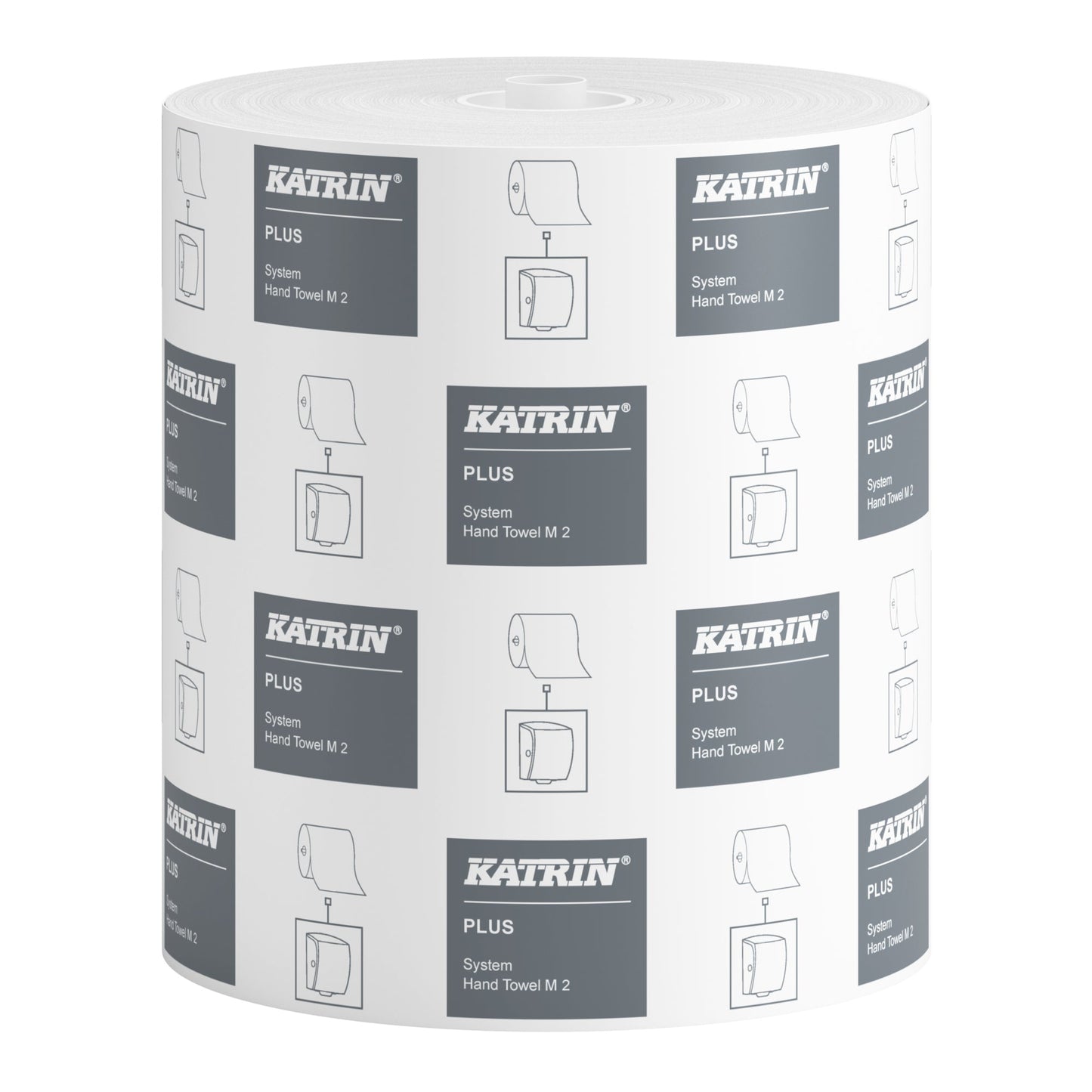 Katrin Handtuchrolle Plus System M 20,9 cm x 180 m (B x L) Tissue weiß 6 Rl./Pack.