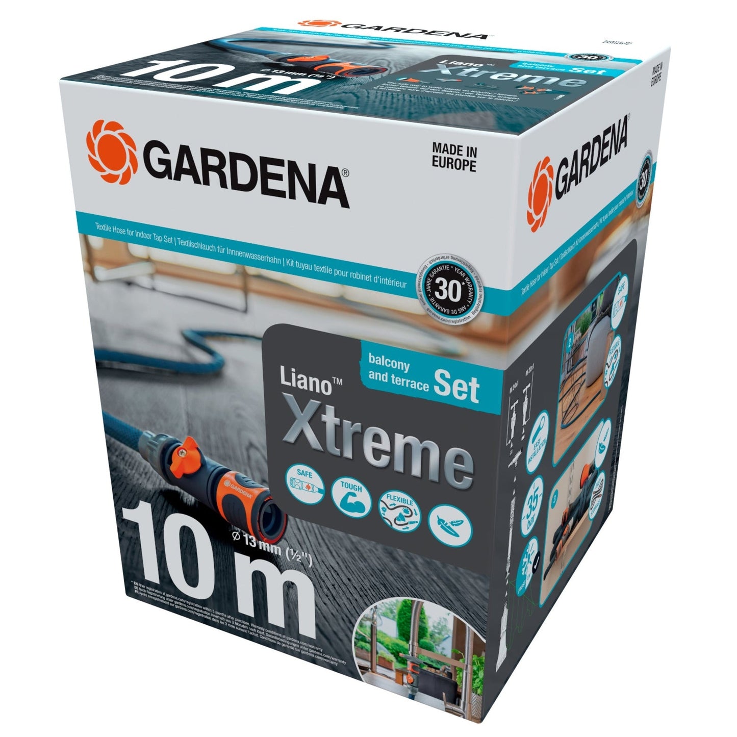 GARDENA Wasserschlauch LianoT Xtreme 10m 35bar