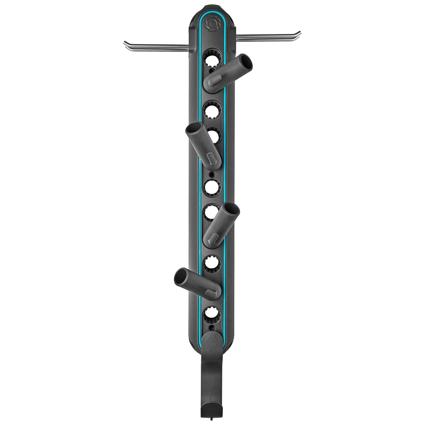 GARDENA Gerätehalter combisytem Flex GARDENA combisystem-Produkte- und Stiele 57,5 x 24,5 x 11,7 cm (B x H x T) 4 Greifer Kunststoff/Metall schwarz