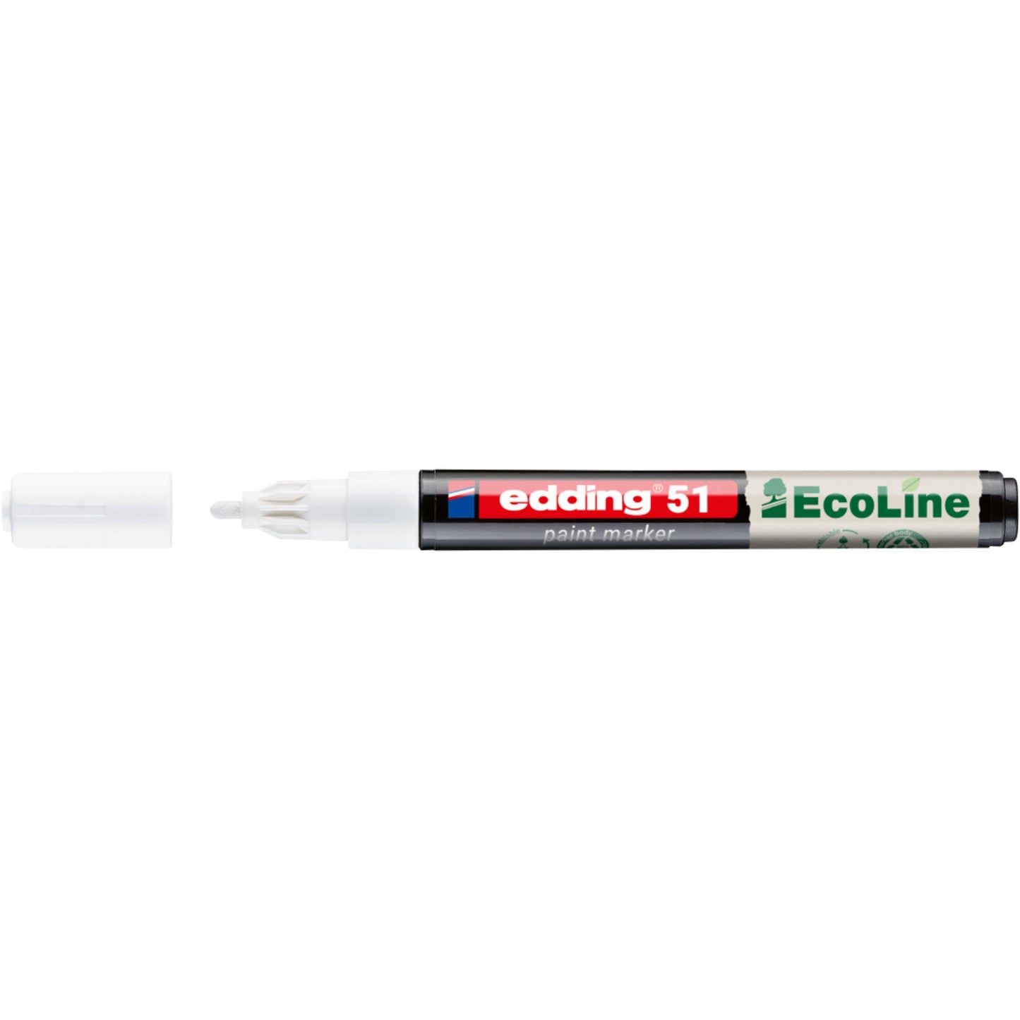 edding Lackmarker 51 EcoLine 1-2mm weiß