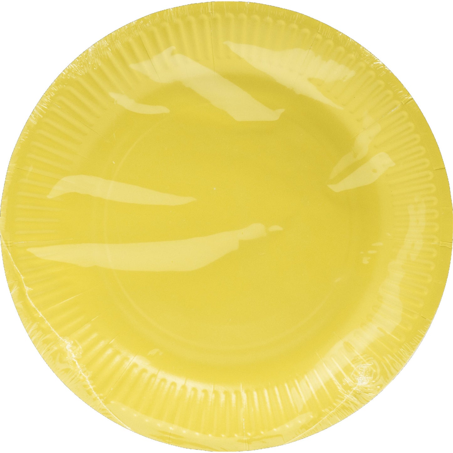 PROnappe Speiseteller Einweg 23cm gelb 20 St./Pack.