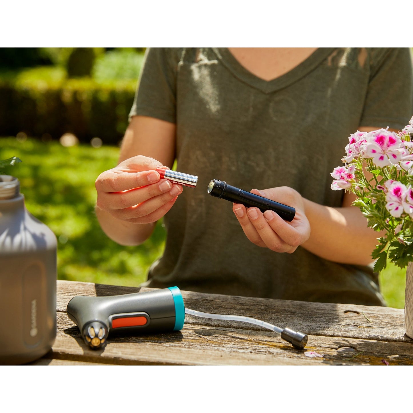 GARDENA Sprühflasche EasyPump 1l Batterie Kunststoff