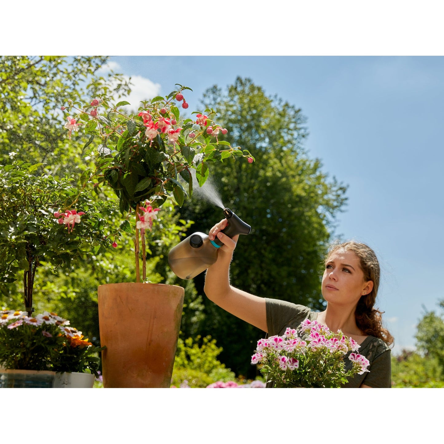 GARDENA Sprühflasche EasyPump 1l Batterie Kunststoff