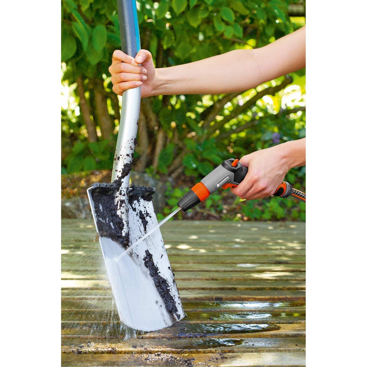 GARDENA Gartenbrause Classic Reinigungsspritze 19,4 x 15,9 x 3,9 cm (B x H x T)