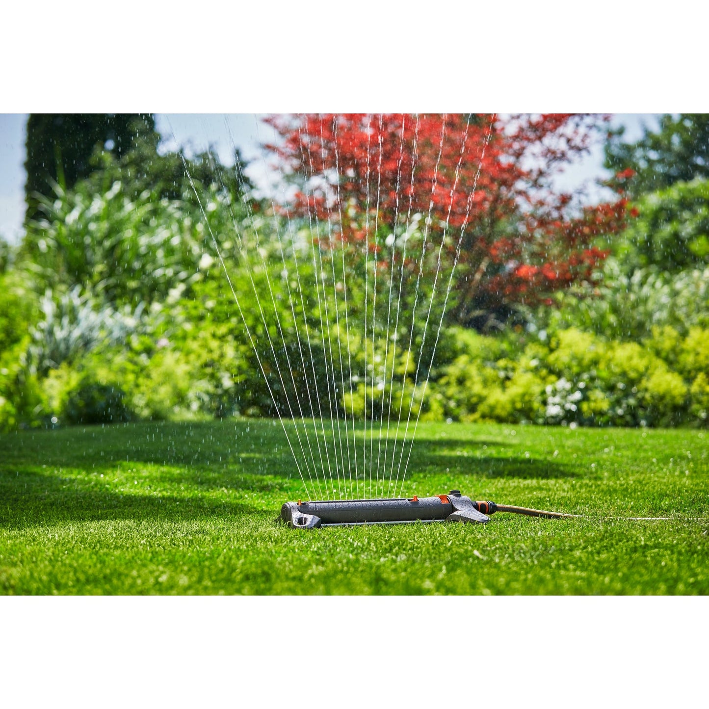 GARDENA Rasensprenger AquaZoom M Viereckregner 9,3 x 54,5 x 2,1 cm (B x H x T) 9-250qm