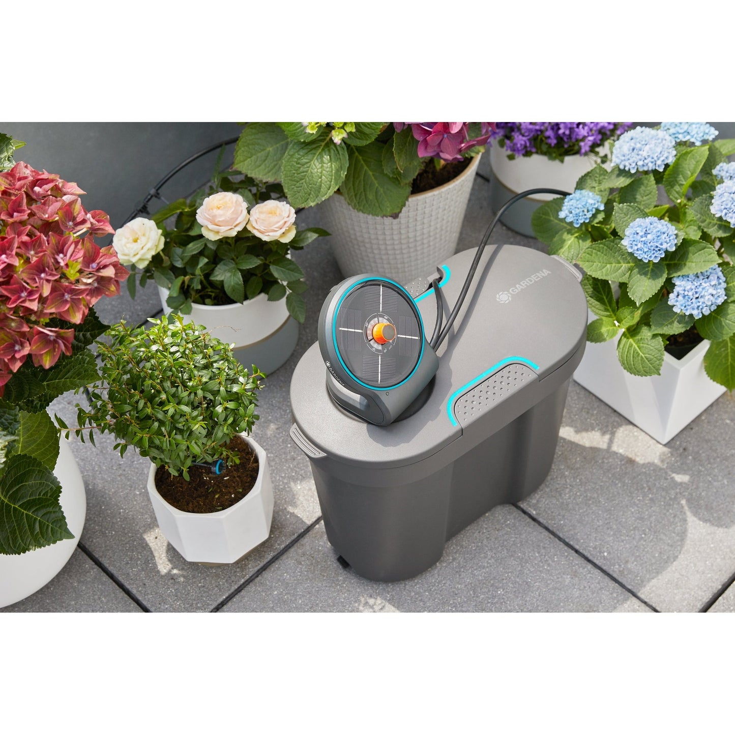 GARDENA Bewässerungssystem AquaBloom 0,5l/h 59 Teile