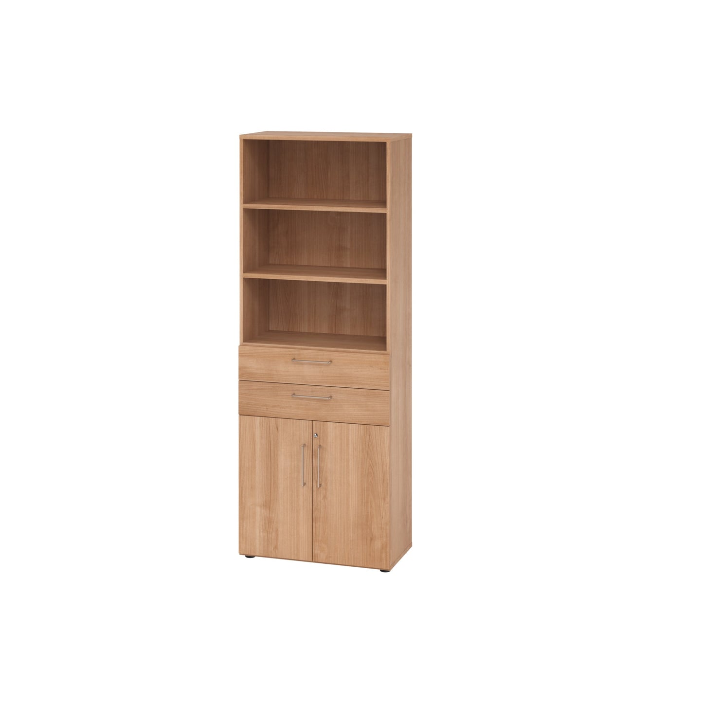 Hammerbacher Regalschrank V9 Advanced 800 x 2.156 x 417 mm (B x H x T) Flügeltür ohne Rollen Spanplatten, folienummantelt