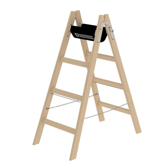 MUNK Stehleiter 2,5m Holz