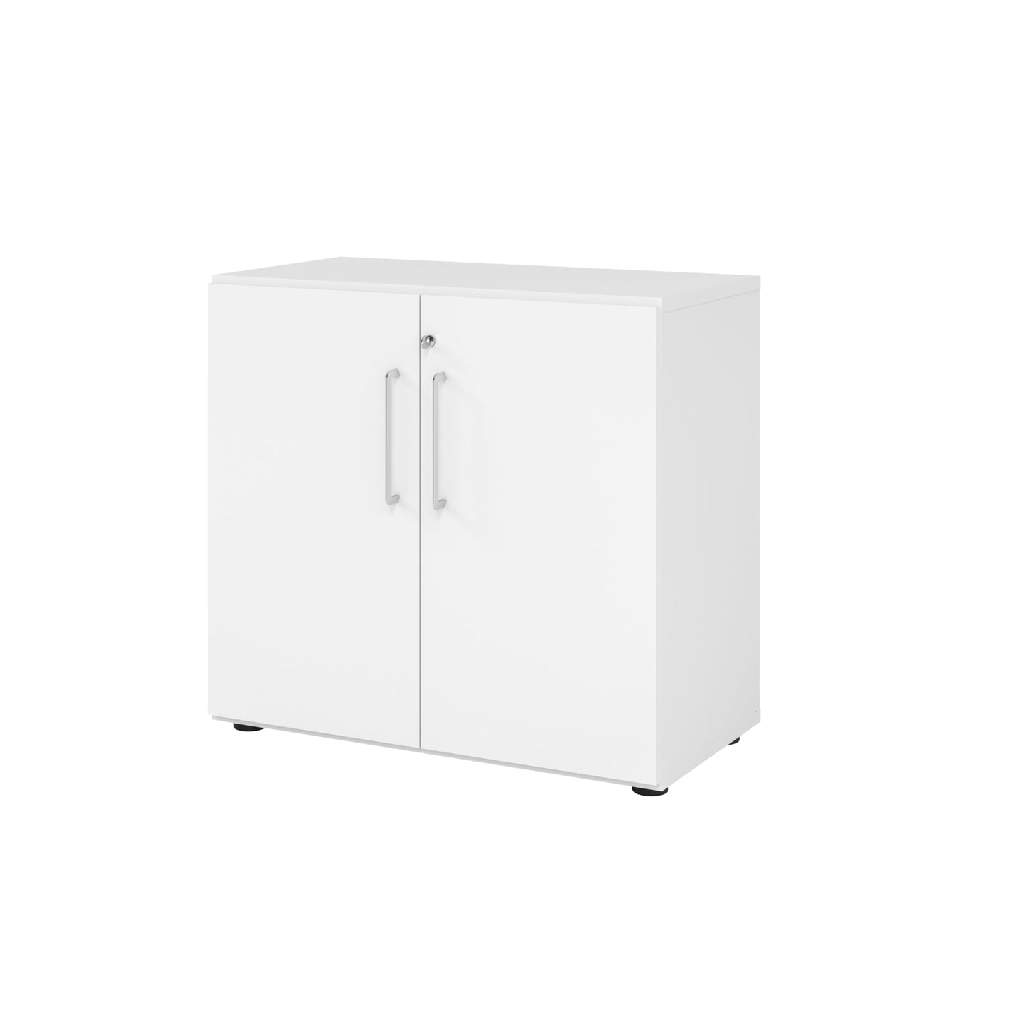 Hammerbacher Flügeltürenschrank V9 Advanced 80 x 748 x 417 mm (B x H x T) Spanplatten, folienummantelt Farbe der Front: weiß Farbe des Korpus: weiß