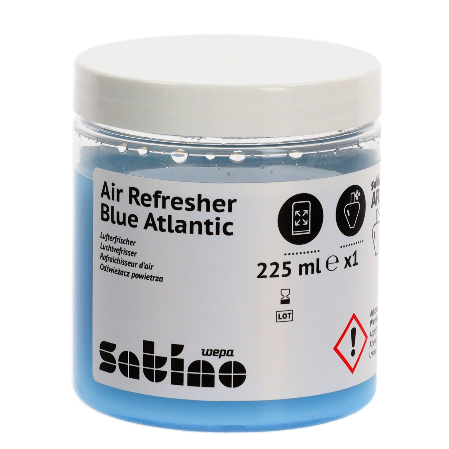 Satino by WEPA Lufterfrischer Duftfüllung Blue Atlantic 6 x 225 ml/Pack.