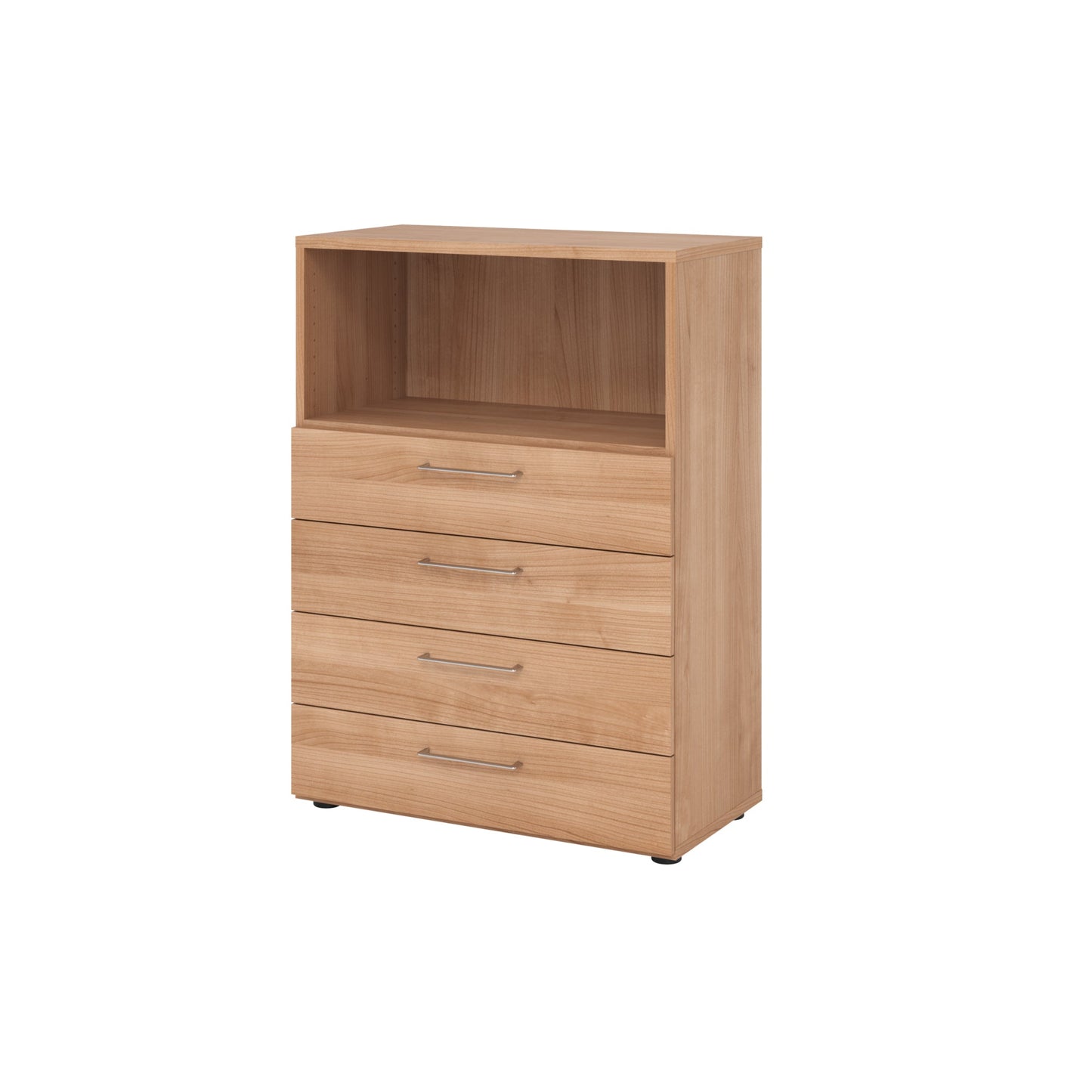 Hammerbacher Regalschrank V9 Advanced 800 x 1.100 x 417 mm (B x H x T) ohne Rollen Spanplatten, folienummantelt