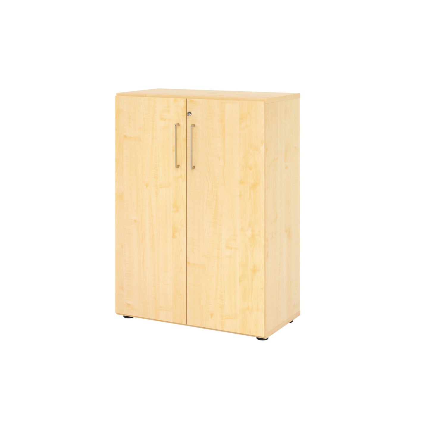Hammerbacher Flügeltürenschrank V9 Advanced 800 x 1.100 x 417 mm (B x H xT) Spanplatten, folienummantelt Farbe der Front: ahorn Farbe des Korpus: ahorn