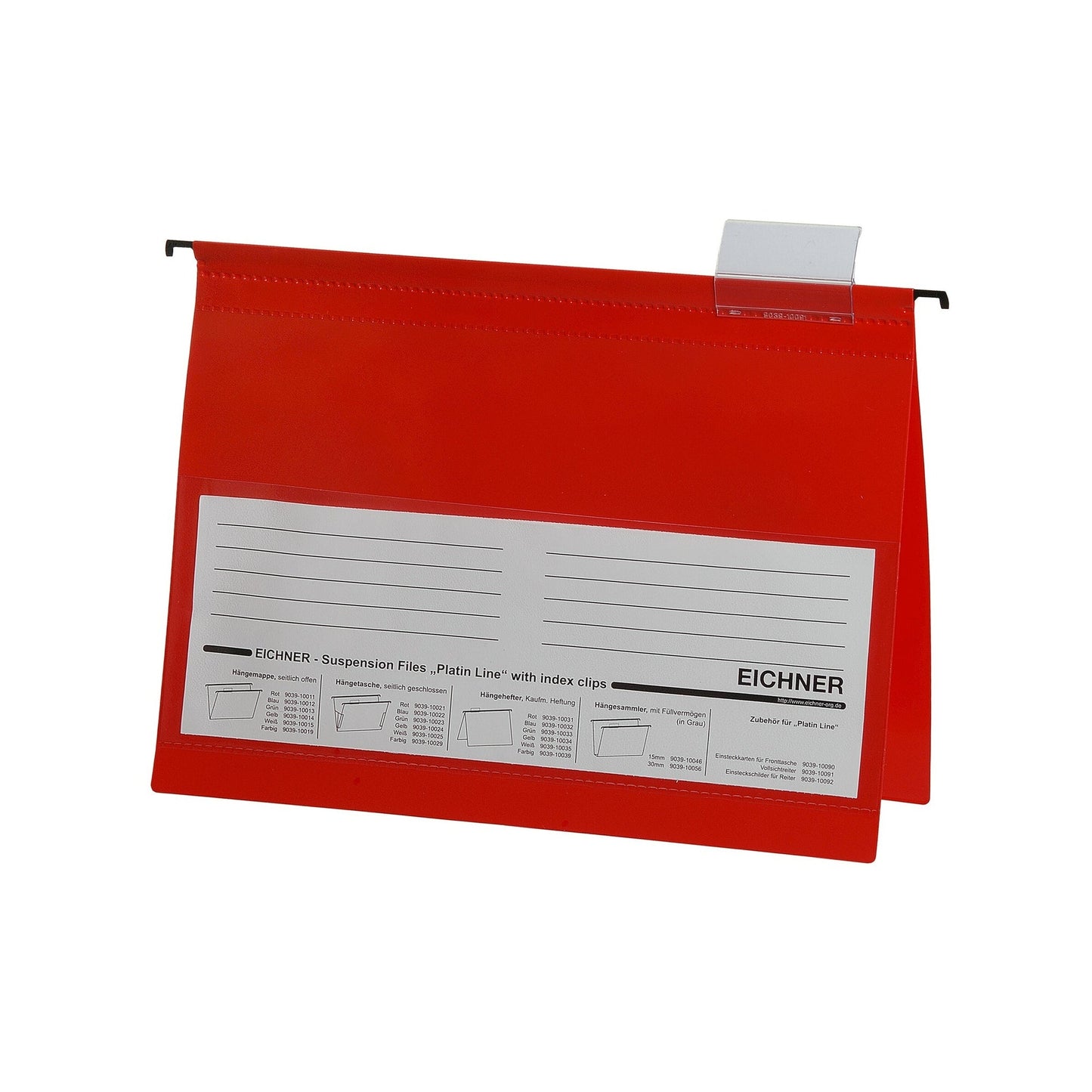 EICHNER Hängehefter Platin Line DIN A4 PVC rot 10 St./Pack.