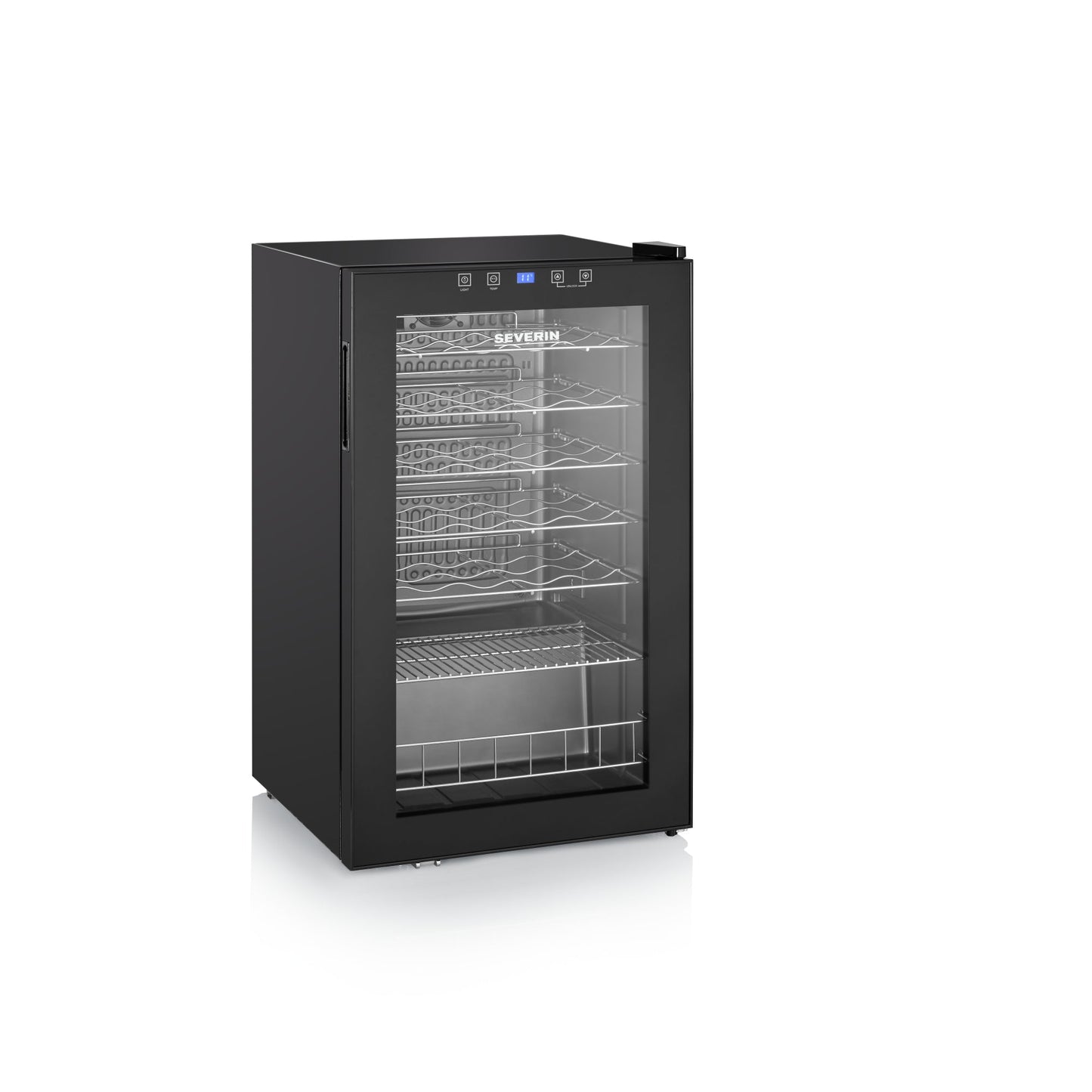 SEVERIN Kühlschrank 48,2 x 84 x 47 cm (B x H x T) G 140 kWh/Jahr 95l schwarz