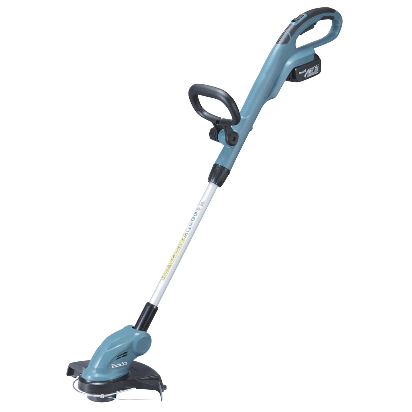 Makita® Rasentrimmer DUR181 26cm 7.800 U/Min. Akku inkl. Schnellladegerät DC18RC, Akku BL1830B, 1-Fadenkopf Tap&Gro (1,65 mm), Mähfaden (15 m) kein Zubehör erforderlich