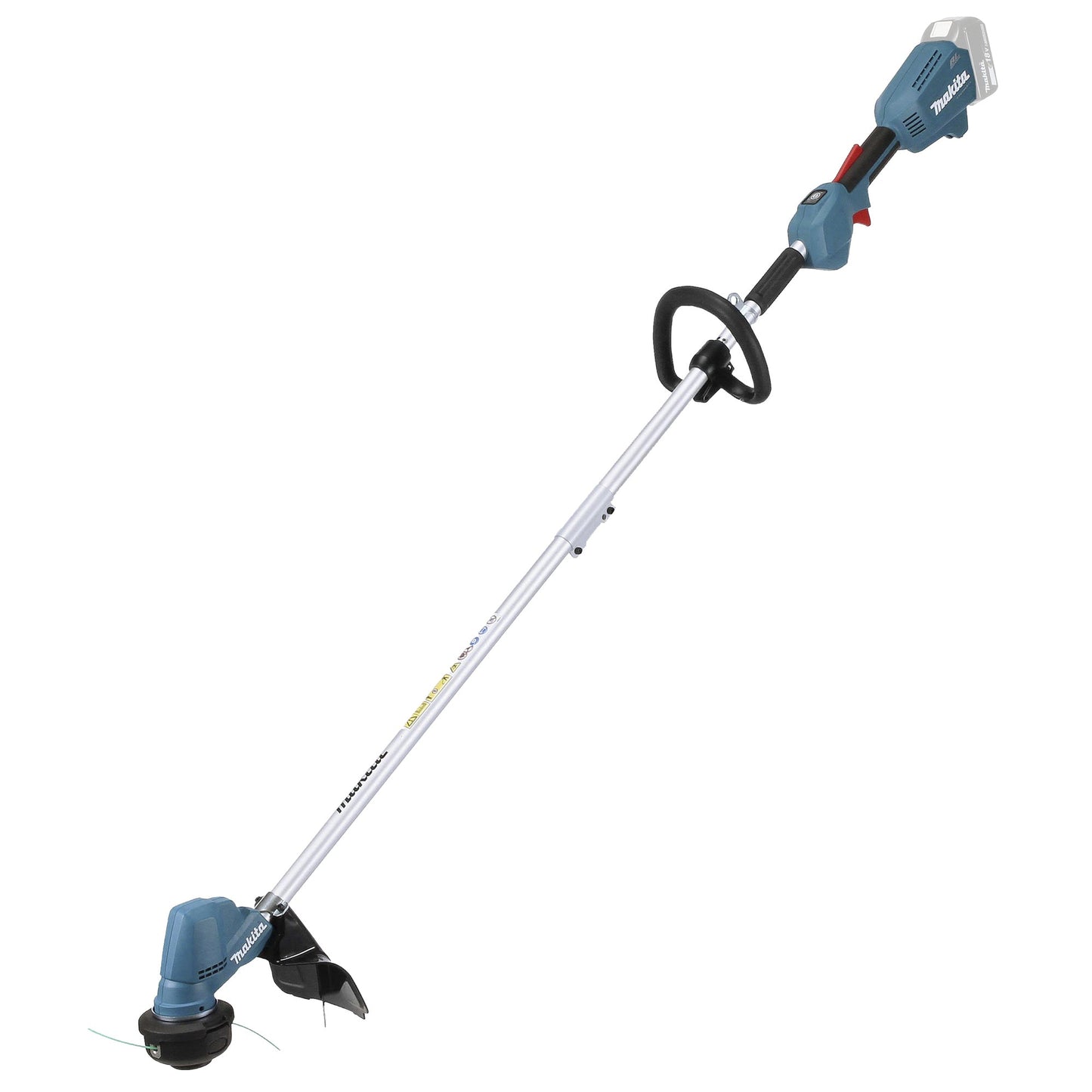 Makita® Rasentrimmer DUR192L 30cm Stufe 1: 4.500, Stufe 2: 6.000 U/Min. Akku inkl. 2-Fadenkopf Tap&Go (2 mm), Sechskantschlüssel Zubehör erforderlich erforderliches Zubehör: Makita Akku BL 1850B, Akku-Ladegerät DC18RC