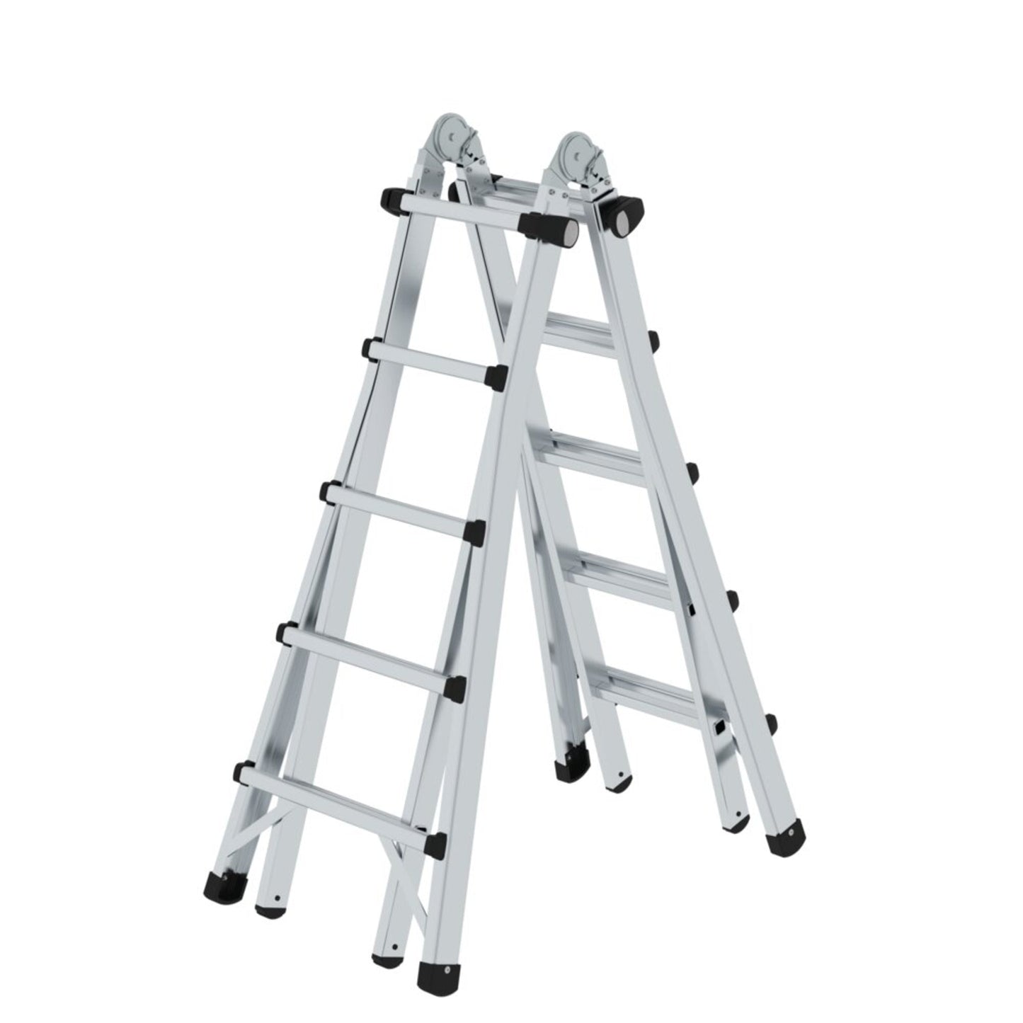 MUNK Teleskopleiter 63,5 x 158,5 x 19,7 cm (B x H x T) 150kg Aluminium