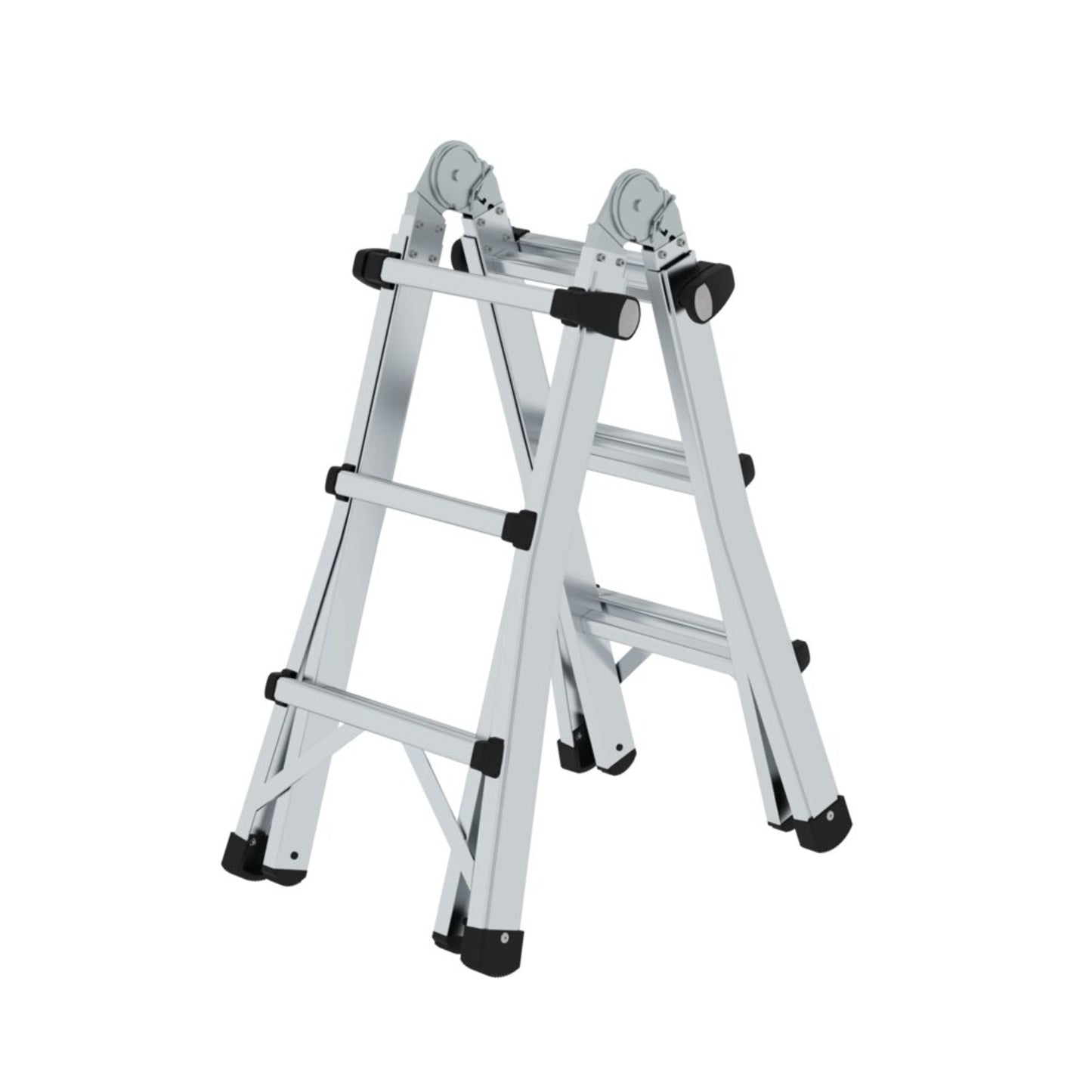 MUNK Teleskopleiter 49,5 x 103 x 19,5 cm (B x H x T) 150kg Aluminium