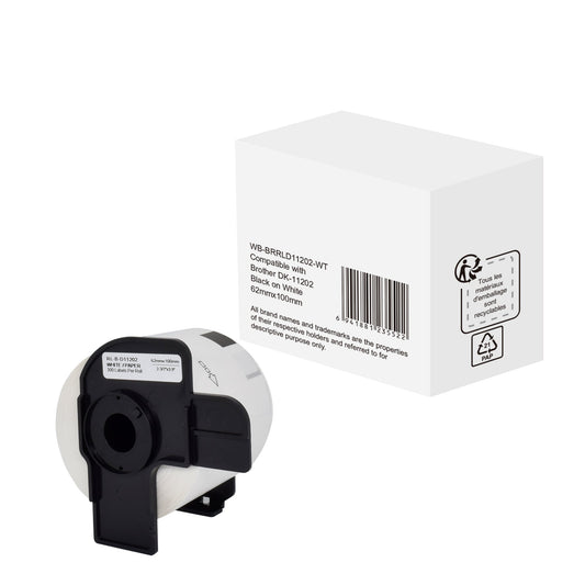 Versandetikett 62 x 100 mm (B x H) Papier weiß 300 Etik./Rl.