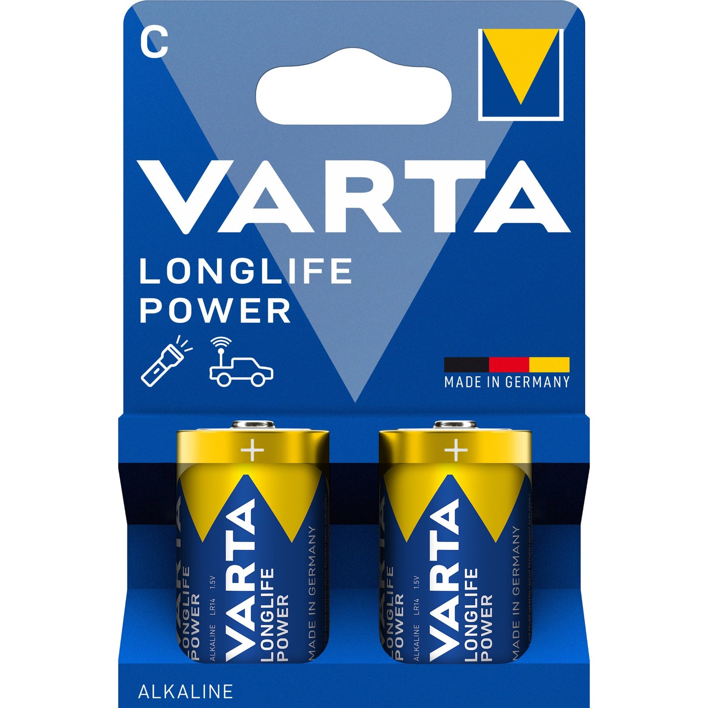 Varta Batterie C/Baby LR14 Alkaline 1,5V 2 St./Pack.