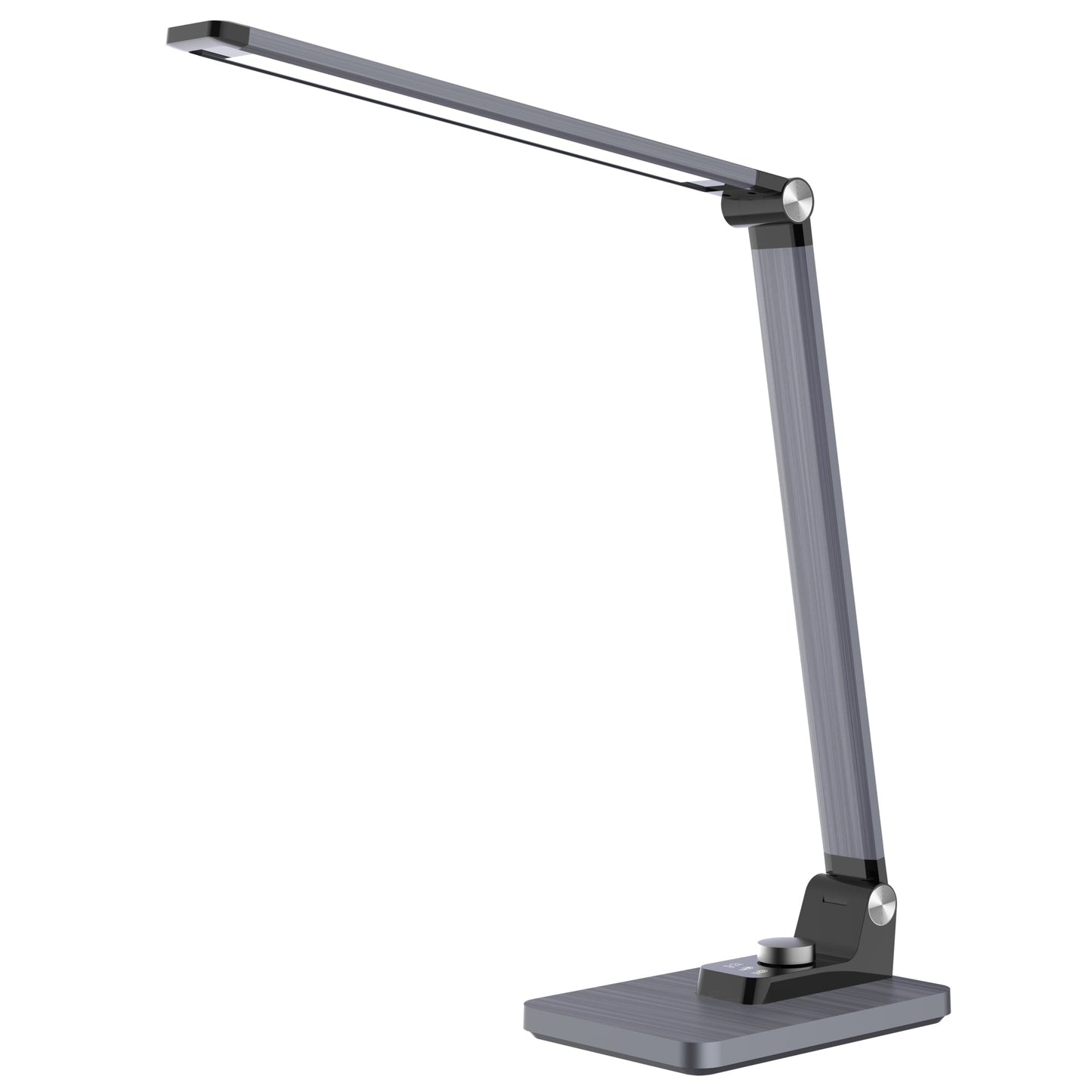 Paperflow Tischleuchte Joa F 8 kWh/1.000h Netzbetrieb metallgrau