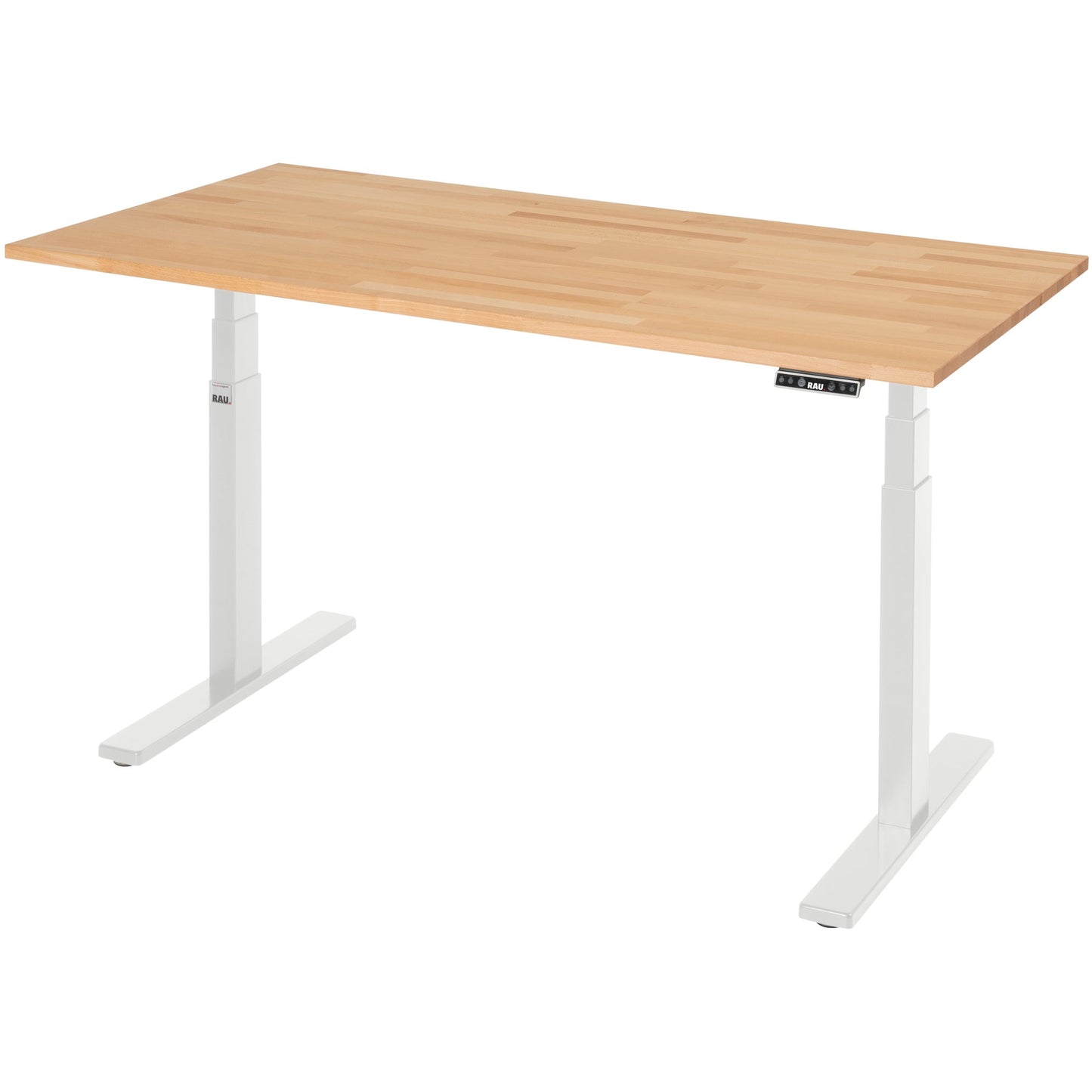 RAU Schreibtisch Adlatus 100 Maße: 1.500 x 650-1.300 x 800 mm (B x H x T) Buche buche