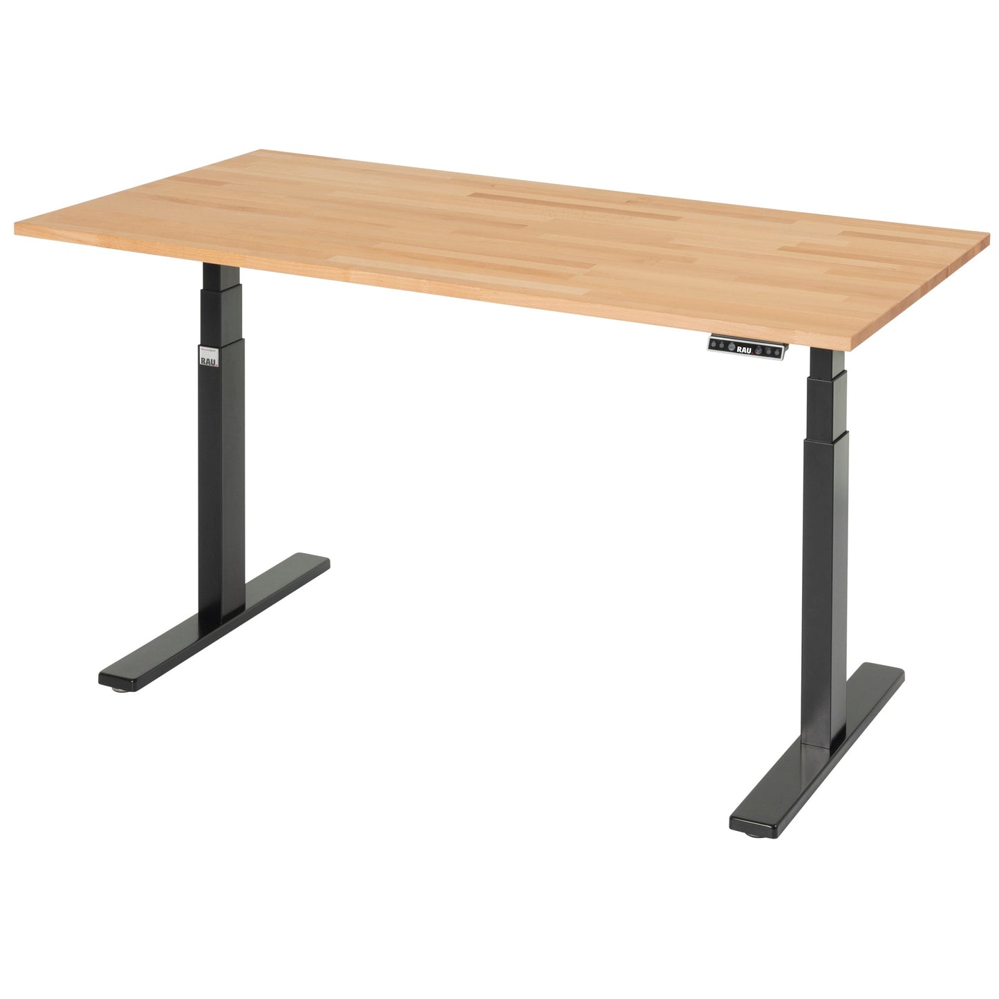 RAU Schreibtisch Adlatus 100 Maße: 1.500 x 650-1.300 x 800 mm (B x H x T) Buche buche