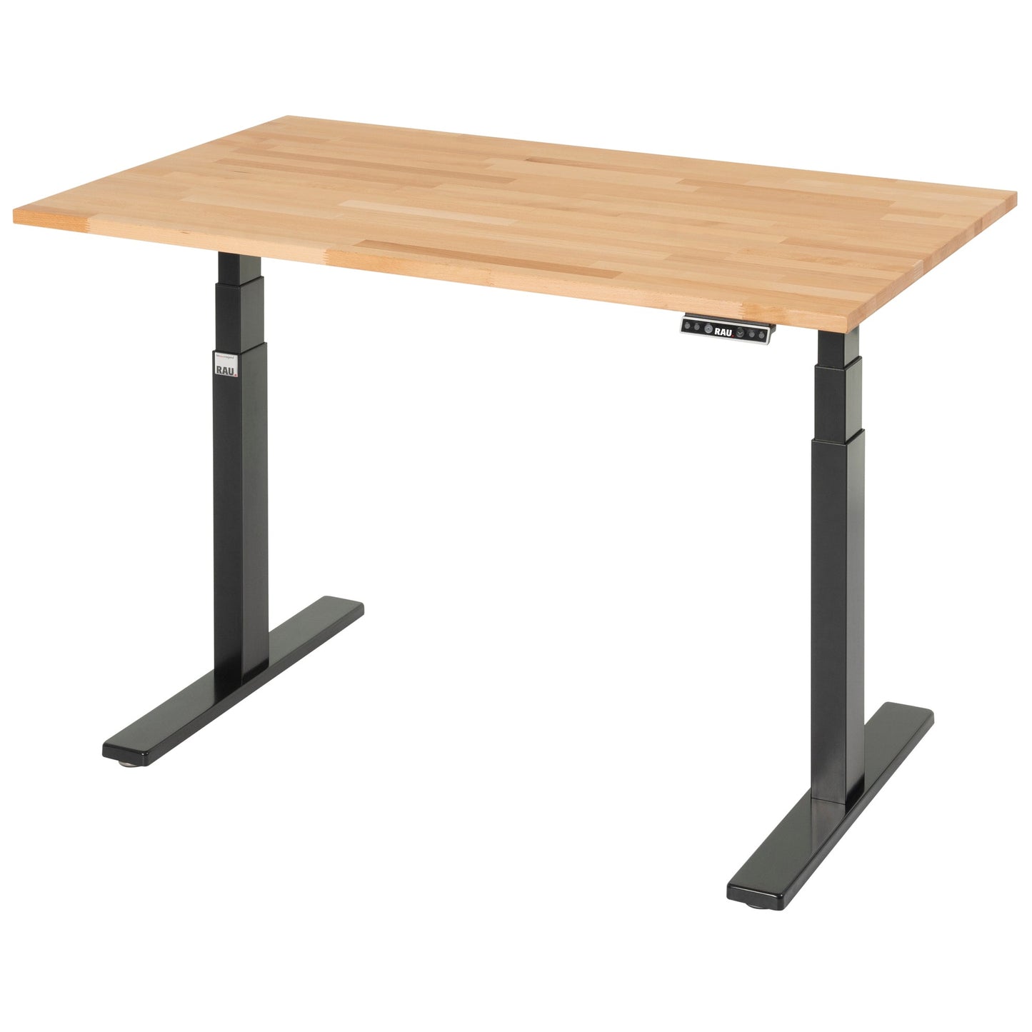 RAU Schreibtisch Adlatus 100 Maße: 1.250 x 650-1.300 x 800 mm (B x H x T) Buche buche