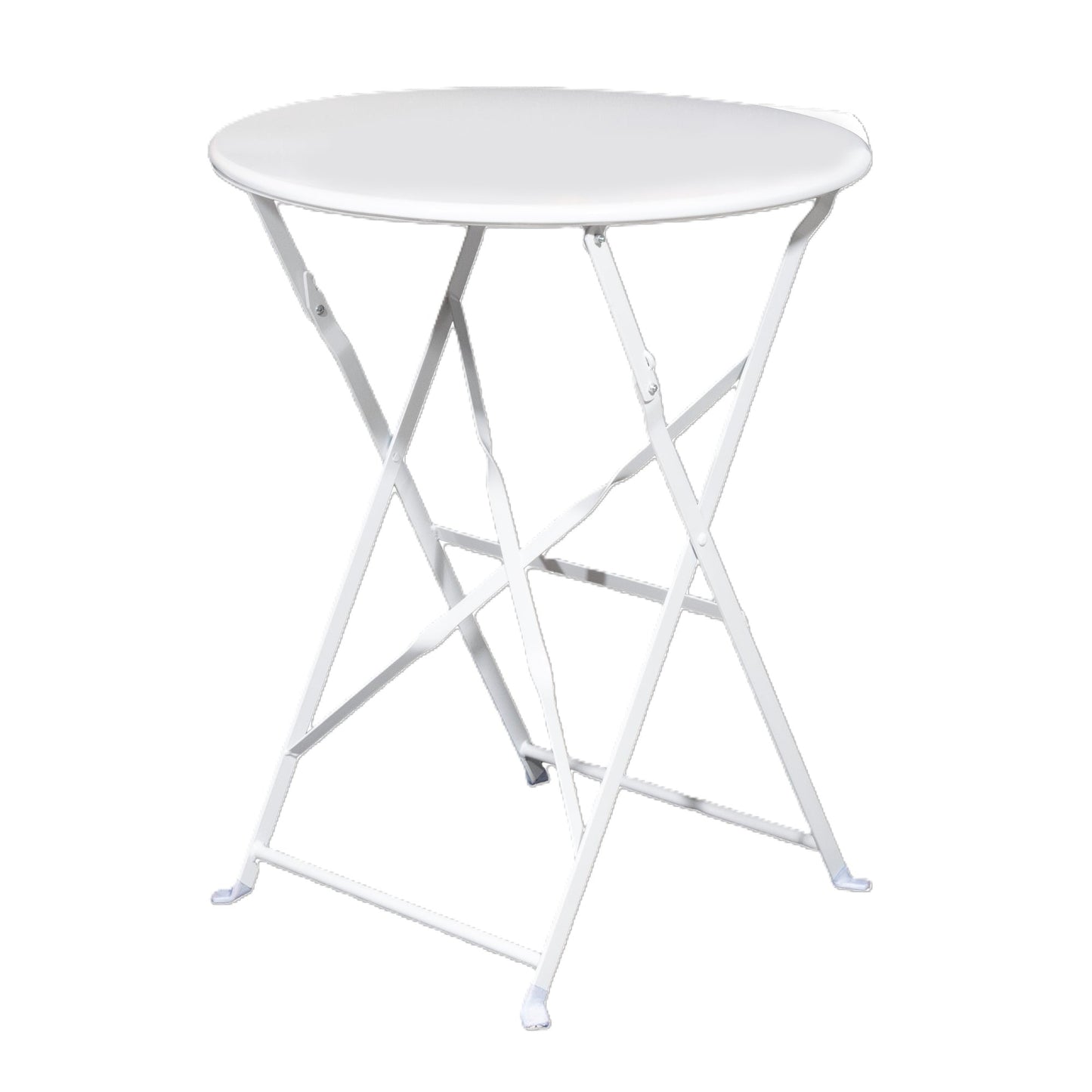 Paperflow Klapptisch Eden 60 x 73 x 60 cm (B x H x T) Stahl, verzinkt weiß