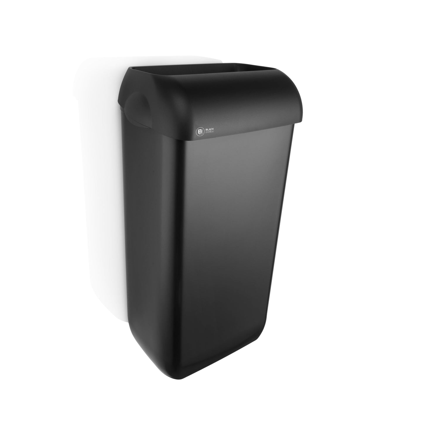 BlackSatino Abfalleimer 23l Kunststoff schwarz 1 Sortierfach
